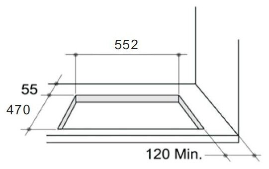 Газовая варочная панель Zigmund & Shtain GN 208.61 A
