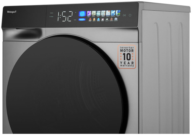 Сушильная машина Weissgauff WD 998 Heat Pump Full Touch Silver Сушильная машина Weissgauff WD 998 Heat Pump Full Touch Silver