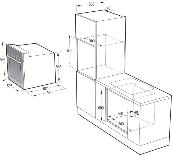 Электрический духовой шкаф Gorenje BO6727E03NX