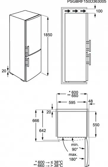 Холодильник ELECTROLUX 3454 NOX