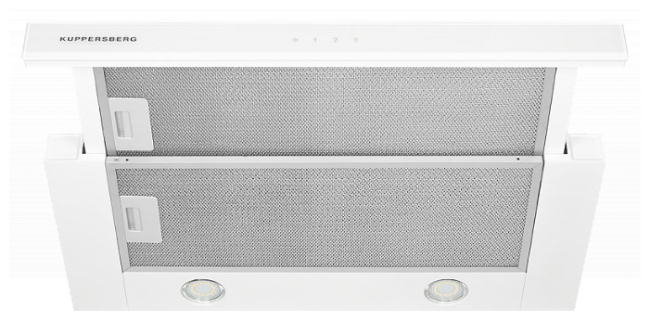 Встраиваемая вытяжка Kuppersberg SLIMLUX S 60 GW белый/белое стекло Встраиваемая вытяжка Kuppersberg SLIMLUX S 60 GW белый/белое стекло