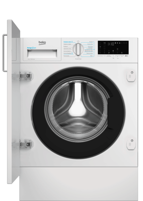 Встраиваемая стиральная машина с сушкой BEKO BI3DBT8841 W