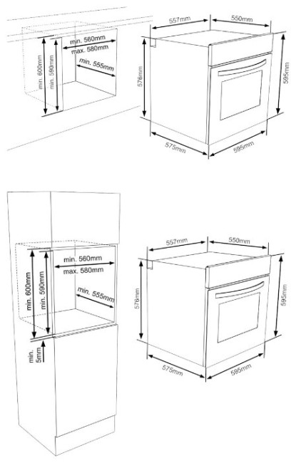 Духовой шкаф Vestfrost VFMT60OBG