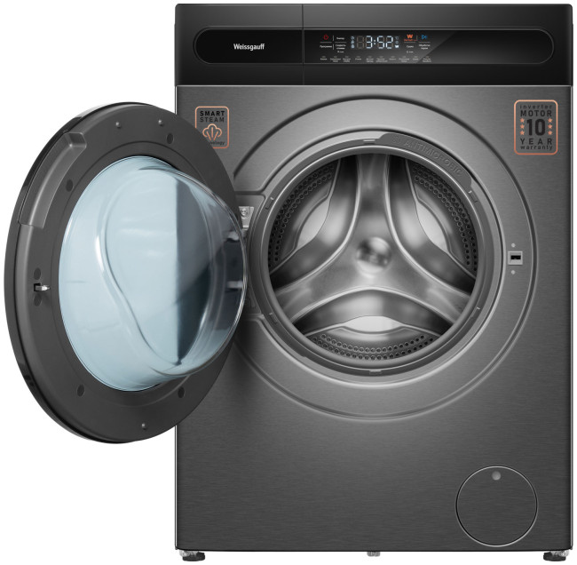 Стиральная машина с сушкой Weissgauff WMD 49411 DC Inverter Steam Grey