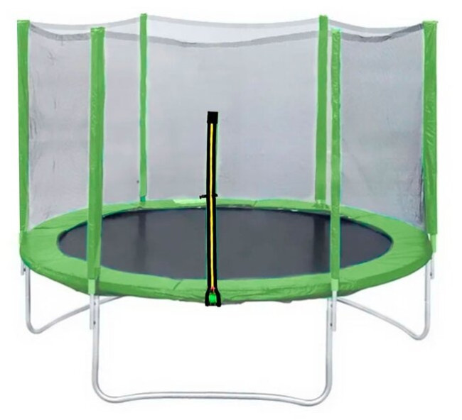 Каркасный батут DFC Trampoline Fitness 14FT-TR-LG/14FT-TR-B с сеткой 427х427 см Каркасный батут DFC Trampoline Fitness 14FT-TR-LG/14FT-TR-B с сеткой 427х427 см