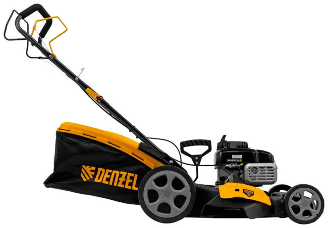 Газонокосилка бензиновая Denzel GLR-510SP-ZS, 171 см3, ширина 51 см, привод, травосборник 65 л Газонокосилка бензиновая Denzel GLR-510SP-ZS, 171 см3, ширина 51 см, привод, травосборник 65 л