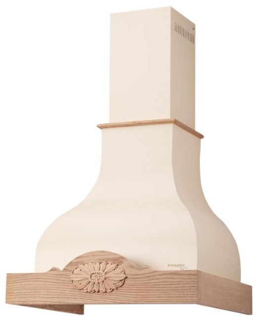 Каминная вытяжка PYRAMIDA Margarita 60 ivory