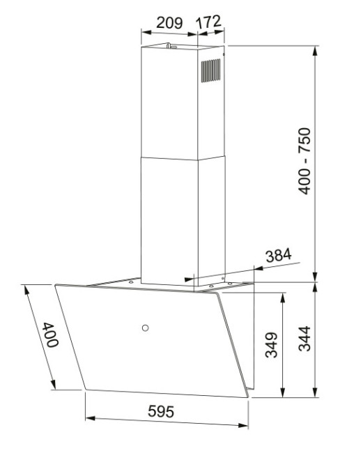 Вытяжка Franke REFLECT 60 WH, белый