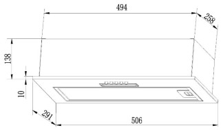 Встраиваемая вытяжка LEX GS BLOC Light 600 Inox Встраиваемая вытяжка LEX GS BLOC Light 600 Inox