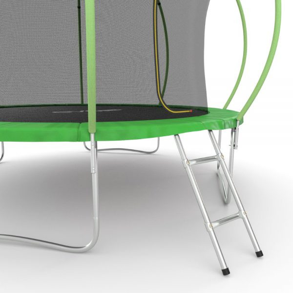 Каркасный батут EVO Jump 10FT Internal Green с сеткой и лестницей Каркасный батут EVO Jump 10FT Internal Green с сеткой и лестницей