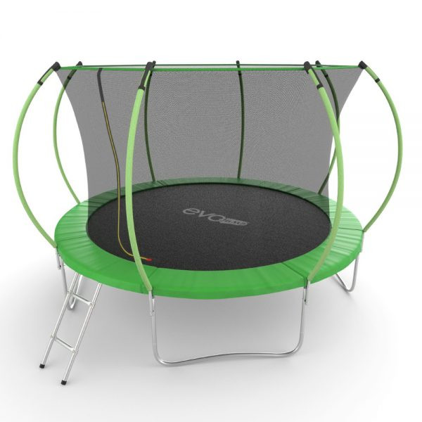 Каркасный батут EVO Jump 10FT Internal Green с сеткой и лестницей Каркасный батут EVO Jump 10FT Internal Green с сеткой и лестницей