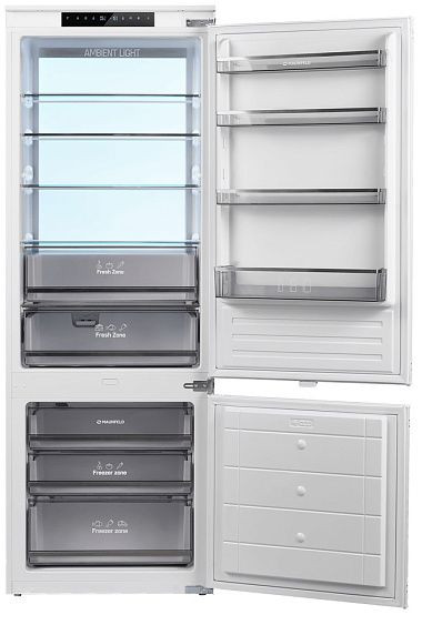 Холодильник MAUNFELD MBF19369NFWGR LUX Inverter Холодильник MAUNFELD MBF19369NFWGR LUX Inverter