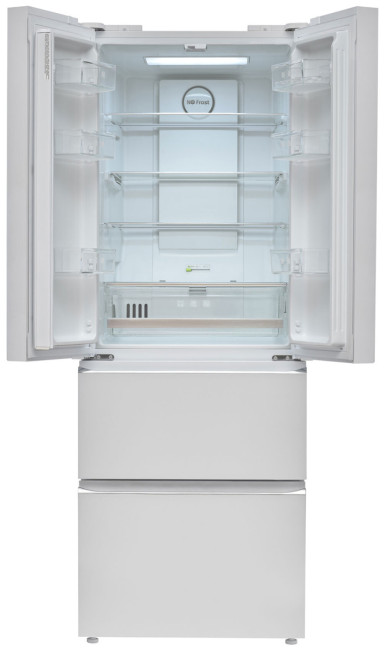 Холодильник Tesler RFD-361I WHITE GLASS