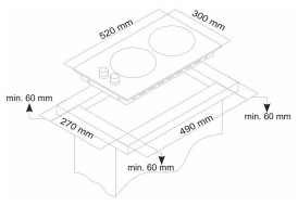 Газовая варочная панель Simfer H30V20W420 Газовая варочная панель Simfer H30V20W420