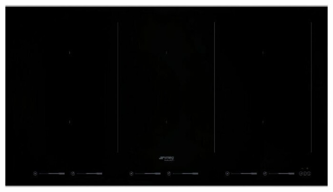Индукционная варочная панель smeg SIM693WLDX