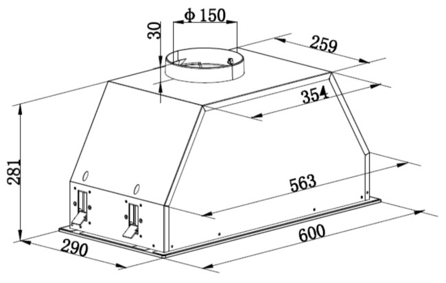 Вытяжка Schaub Lorenz SLD EY6027