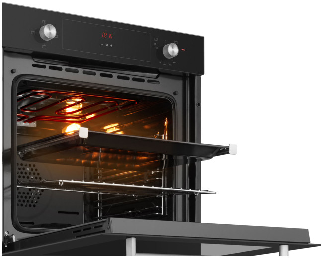 Газовый духовой шкаф Weissgauff WGO 706 D Black Glass Газовый духовой шкаф Weissgauff WGO 706 D Black Glass