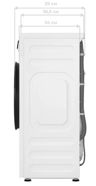 Стиральная машина Meferi MFW061014WH SLIM LIGHT