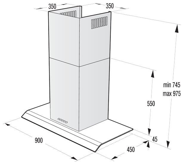 Каминная вытяжка Gorenje WHGC933E16X