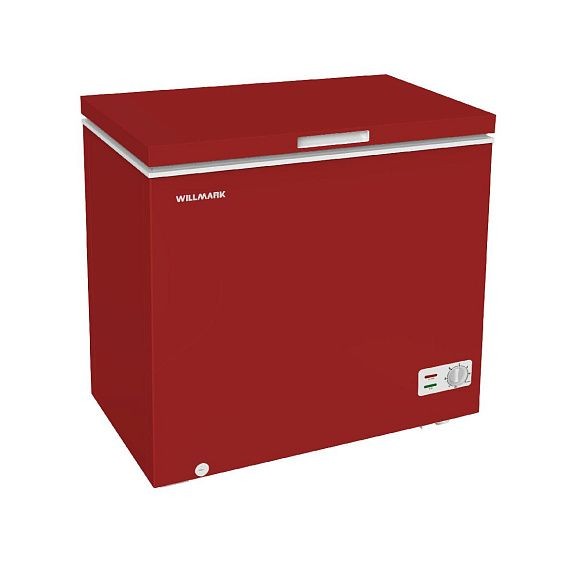 Морозильный ларь WILLMARK CF-310CS красный Морозильный ларь WILLMARK CF-310CS красный