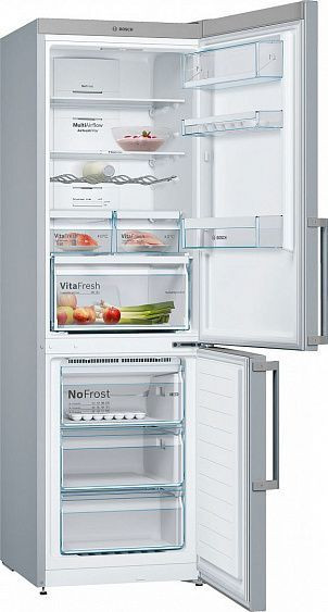 Холодильник Bosch KGN36ML3P серебристый