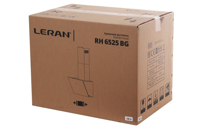 Каминная вытяжка Leran RH 6525 BG Каминная вытяжка Leran RH 6525 BG