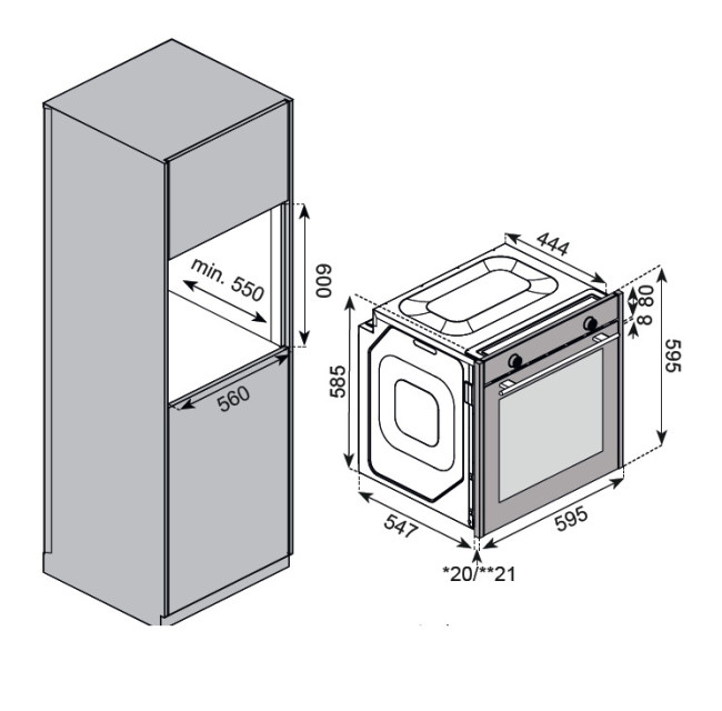 Встраиваемый электрический духовой шкаф Kuppersberg KSO 610 GR Встраиваемый электрический духовой шкаф Kuppersberg KSO 610 GR