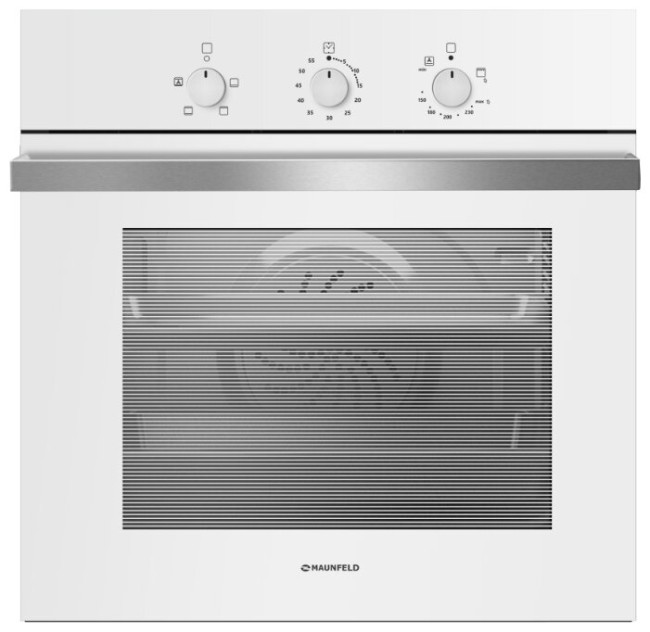 Встраиваемый газовый духовой шкаф MAUNFELD MGOG.673W Встраиваемый газовый духовой шкаф MAUNFELD MGOG.673W