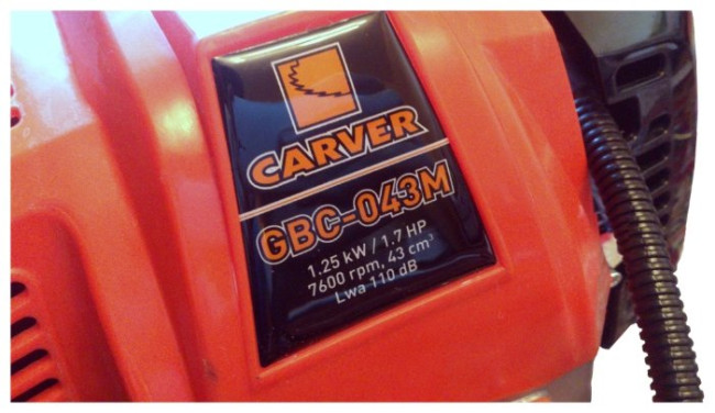 Триммер бензиновый Carver GBC-043M 1250Вт/1.7л.с. Триммер бензиновый Carver GBC-043M 1250Вт/1.7л.с.