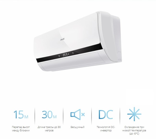 Мульти сплит-система AUX AM3-H27/4DR1B / AMWM-H09/4R1 (L) (v2)/AMWM-H09/4R1 (L) (v2)/AMWM-H09/4R1 (L