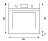 Встраиваемый электрический духовой шкаф Bertazzoni F6011MODPLX/23 Встраиваемый электрический духовой шкаф Bertazzoni F6011MODPLX/23