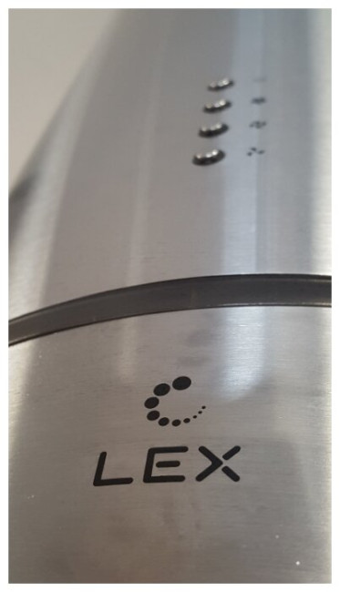 Каминная вытяжка LEX Tubo 350 inox