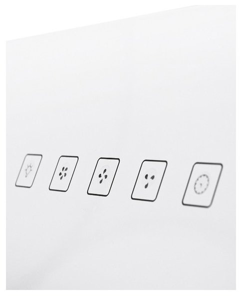 Каминная вытяжка GRAND Milano 60 WH
