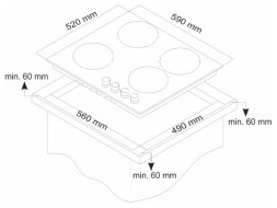 Варочная панель MONSHER MKFG 60827B01