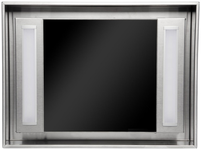 Вытяжка Konigin Geometry Inox/Black Glass
