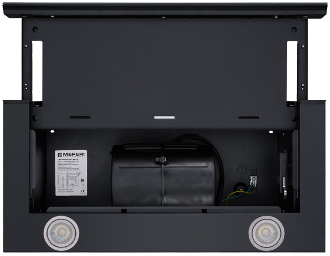 Вытяжка Meferi SLIDEBOX60BK GLASS ULTRA черный