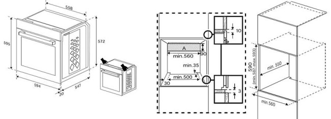 Встраиваемый электрический духовой шкаф Indesit IFE3644JBL