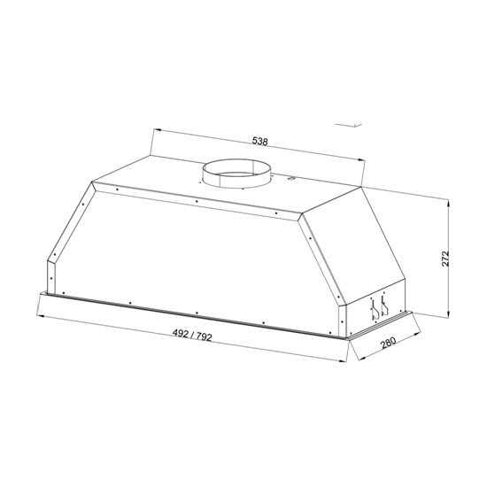 Встраиваемая вытяжка Zigmund Shtain K 011.7 B