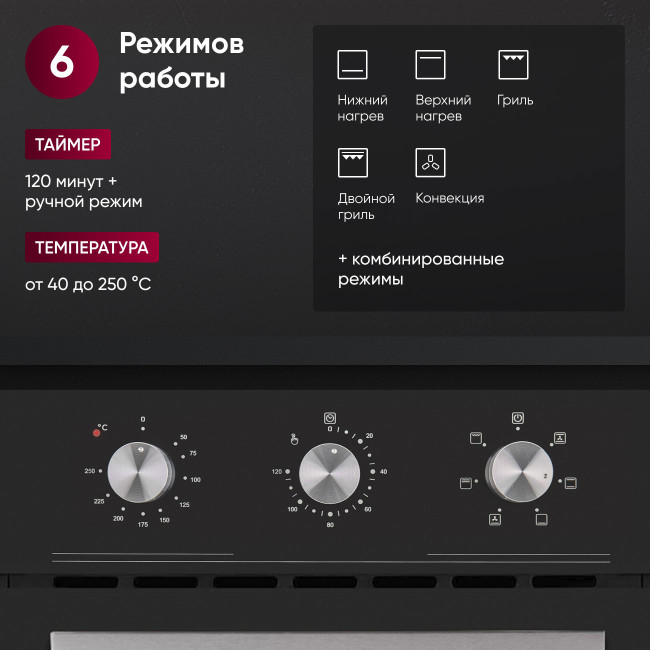 Электрический духовой шкаф Gressel U4ES16000