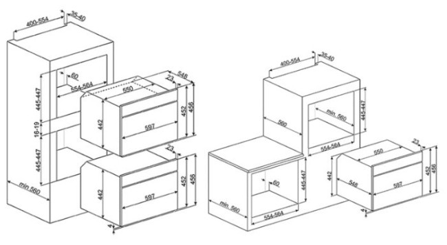 Духовой шкаф smeg SF4604PVCNR1 Духовой шкаф smeg SF4604PVCNR1