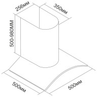 Каминная вытяжка DARINA ROOF 604 X Каминная вытяжка DARINA ROOF 604 X