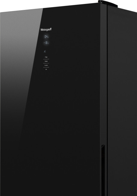 Холодильник Weissgauff WRK 1850 D Full NoFrost Black Glass