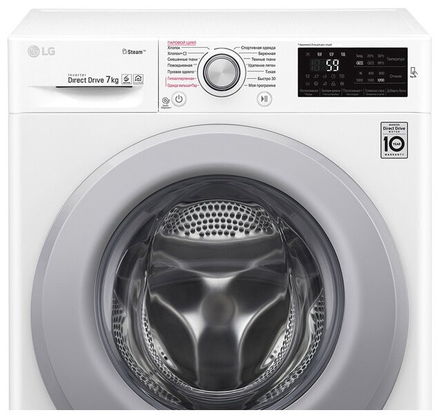 Стиральная машина LG Steam F2M5HS4W Стиральная машина LG Steam F2M5HS4W