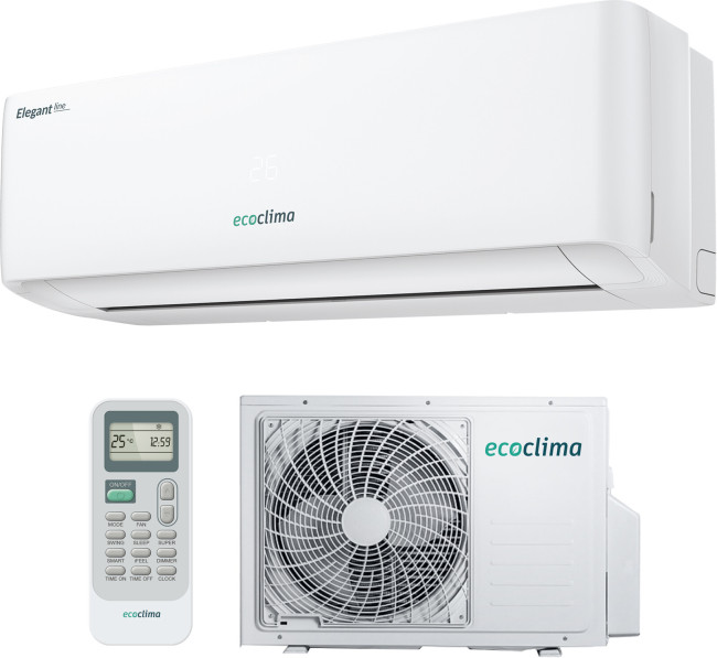 Сплит-система ECOCLIMA ECW-HE07/AA-4R2 Elegant line R32 Сплит-система ECOCLIMA ECW-HE07/AA-4R2 Elegant line R32