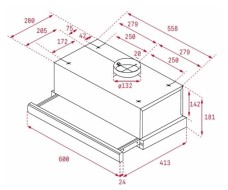 Встраиваемая вытяжка TEKA TL 6310 BK (40474252) Встраиваемая вытяжка TEKA TL 6310 BK (40474252)