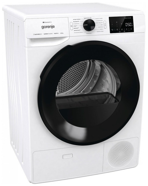 Сушильная машина с тепловым насосом Gorenje DGPNE82GNLW Сушильная машина с тепловым насосом Gorenje DGPNE82GNLW