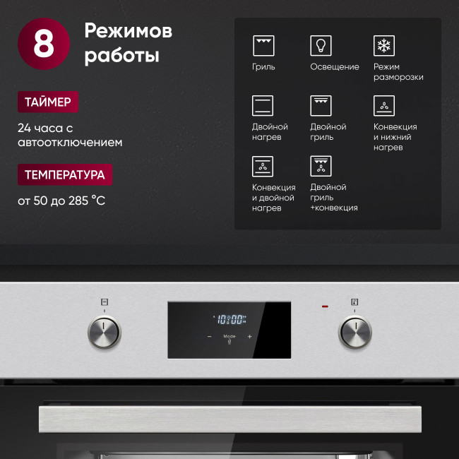 Электрический духовой шкаф Gressel U6EM58110
