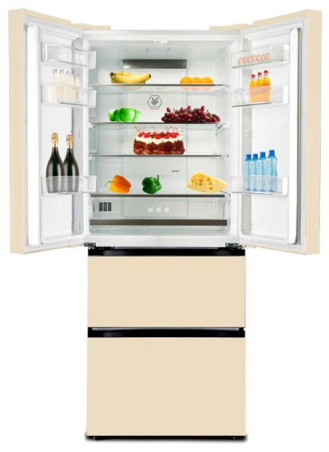 Холодильник Tesler RFD-361I Crystal Beige Холодильник Tesler RFD-361I Crystal Beige