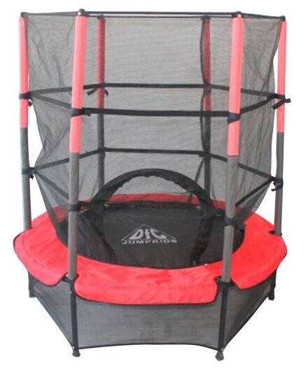 Каркасный батут DFC Jump Kids 55" (пружины амортизирующий трос) 137х137х165 см Каркасный батут DFC Jump Kids 55" (пружины амортизирующий трос) 137х137х165 см