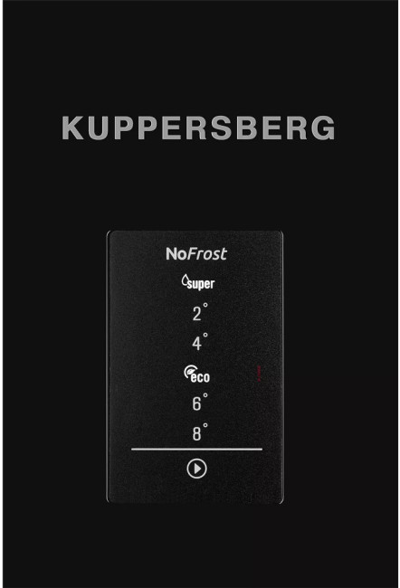 Морозильная камера Kuppersberg NFS 186 BK